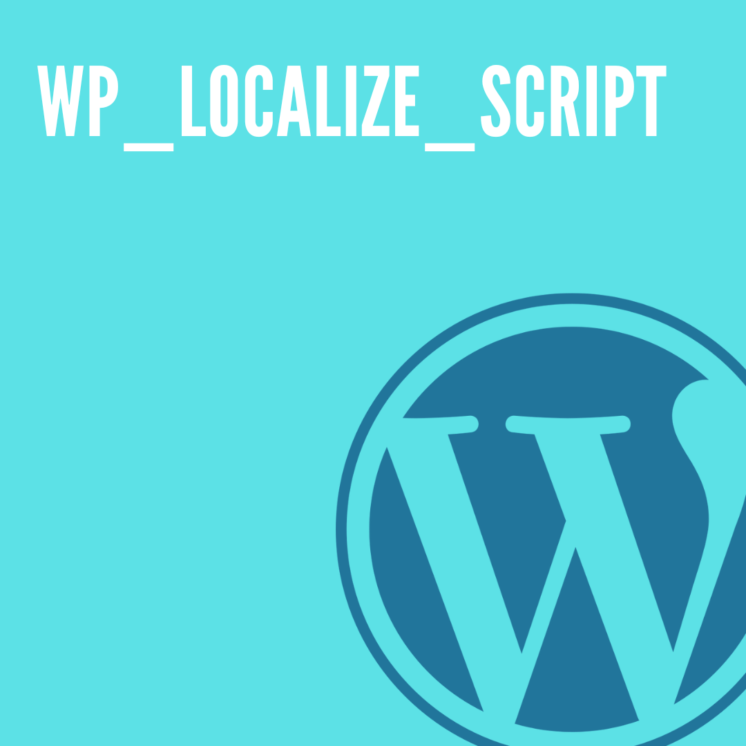 WP_Localize_Script